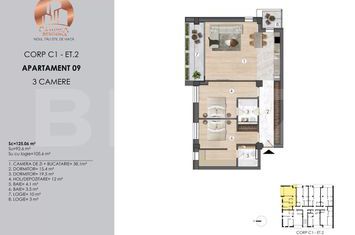 Apartament 3 camere de vanzare CAMPINA - Prahova anunturi imobiliare Prahova