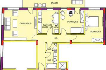 Apartament 3 camere de vanzare CLUJ-NAPOCA - Cluj anunturi imobiliare Cluj