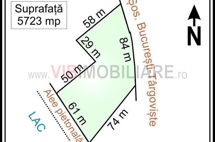 Straulesti - Doi Cocosi Stradal, teren intravilan, suprafata 5.686 mp anunturi imobiliare Bucuresti