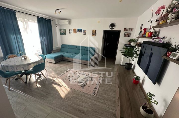 Apartament cu 3camere mobilat la etaj intermediar, in Giroc la asfalt. anunturi imobiliare Timis