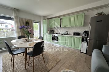 Apartament cu 3 camere mobilat, cu gradina proprie de 70 mp in Giroc. anunturi imobiliare Timis