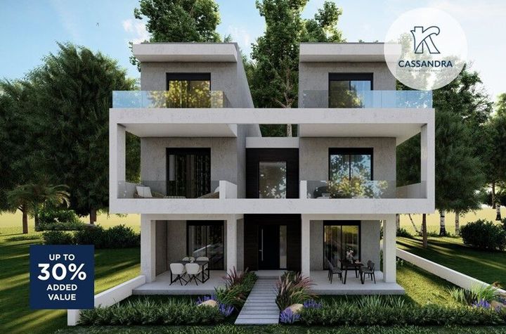 Apartament nou pe două niveluri, 60,27 mp — Paralia Ofryniou anunturi imobiliare Grecia