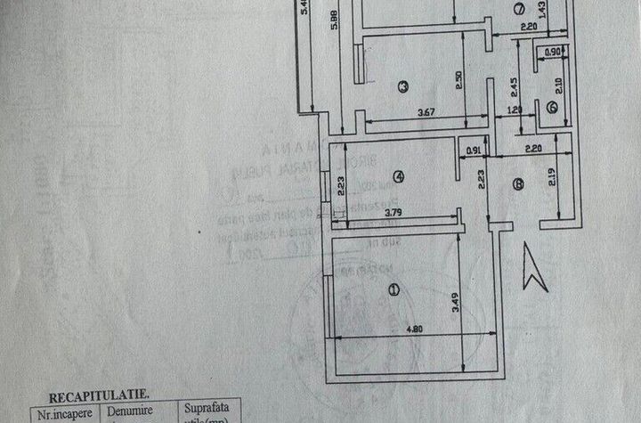 Apartament 3 camere decomandat de vanzare zona Dacia-Bicaz anunturi imobiliare Iasi