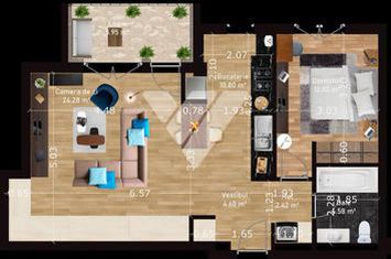 Apartament 2 camere de vanzare TURNISOR - Sibiu anunturi imobiliare Sibiu