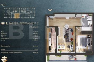 Apartament 2 camere de vanzare CLUJ-NAPOCA - Cluj anunturi imobiliare Cluj