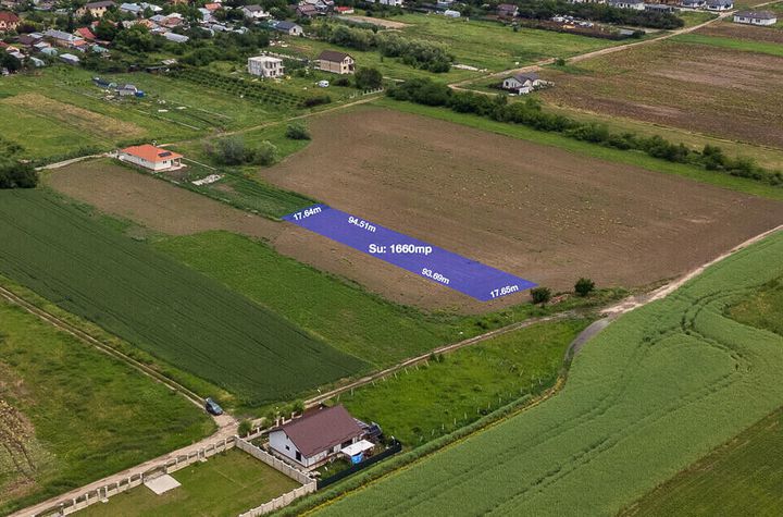 BUFTEA,TEREN INTRAVILAN 1660 MP,STB,10 MIN,DESCHIDERE 17 M anunturi imobiliare Bucuresti