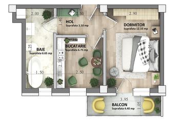 Apartament 2 camere de vanzare CUG - Iasi anunturi imobiliare Iasi