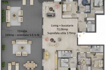 Apartament 8 camere de vanzare MIHAI VITEAZU - Sibiu anunturi imobiliare Sibiu