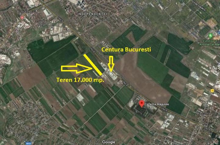 Teren Intravilan de vanzare VARTEJU - Bucuresti anunturi imobiliare Bucuresti