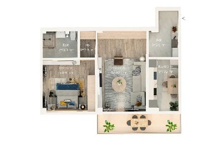 Apartament 2 camere de vanzare VALEA LUPULUI - Iasi anunturi imobiliare Iasi