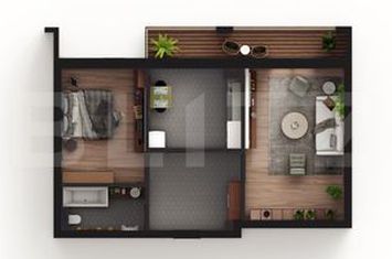 Apartament 2 camere de vanzare VISANI - Iasi anunturi imobiliare Iasi