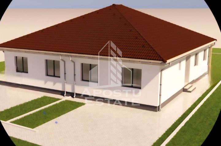 Jumatate de duplex pe parter cu 3 camere si 2 bai, Sag anunturi imobiliare Timis