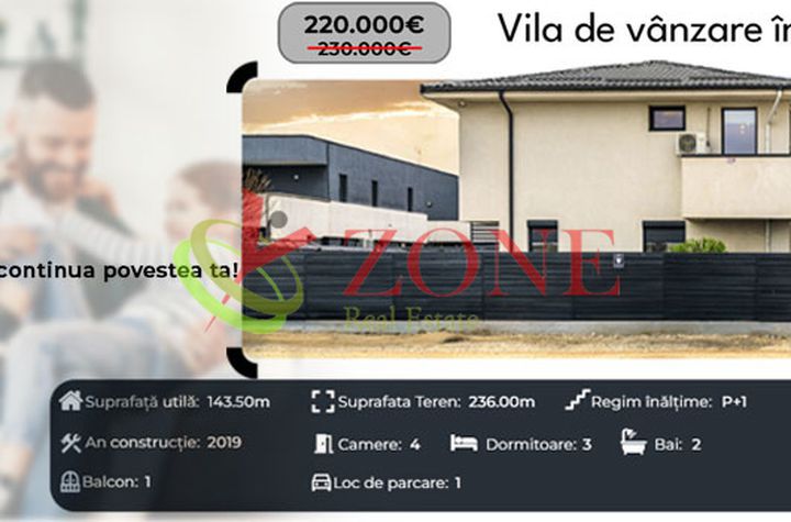 Vilă - 4 camere de vanzare TUNARI - Bucuresti anunturi imobiliare Bucuresti