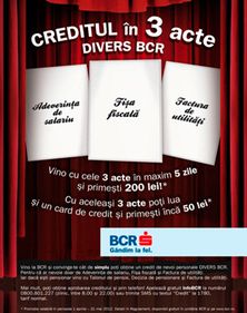 BCR simplifică documentaţia pentru creditare şi lansează o campanie de promovare a creditelor de nevoi personale