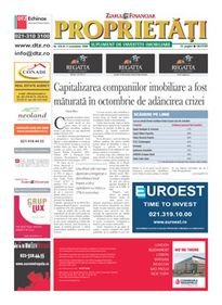 Capitalizarea companiilor imobiliare a fost maturata in octombrie de adancirea crizei