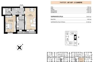 ROND OMV PIPERA - MILUNA RESIDENCE - APARTAMENT 2 CAMERE anunturi imobiliare Bucuresti