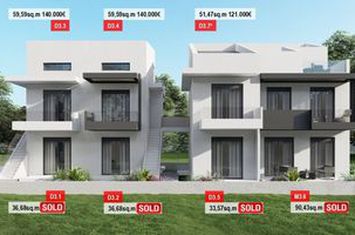 Apartament nou 51.47 mp, 2 dormitoare — Paralia Ofriniou anunturi imobiliare Grecia