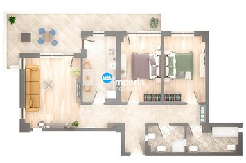 Apartament 3 camere de vanzare CENTRAL - Iasi anunturi imobiliare Iasi
