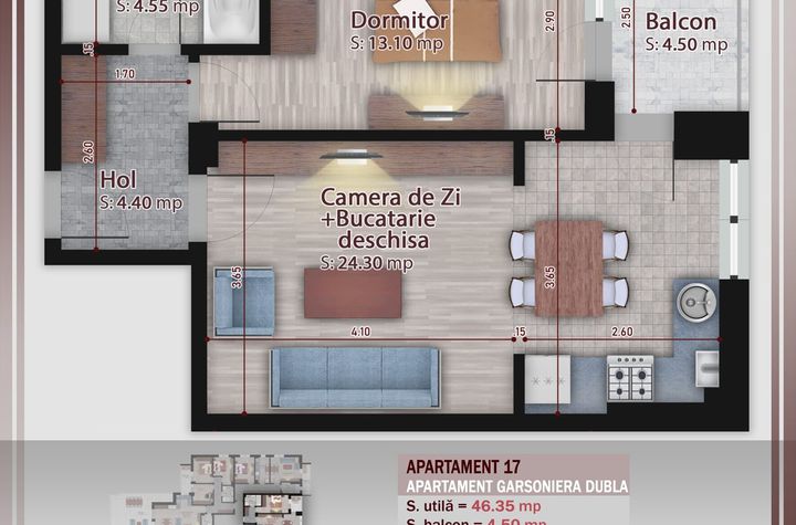 Apartament 2 Camere Tip Studio, Pallady, Metrou,Incalzire Pardoseala anunturi imobiliare Bucuresti