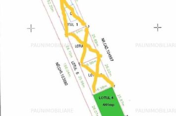 Teren intravilan cu s.totala 1252mp (884mp+cota drum),str.Grivita,posibil ctie 4 case individuale! anunturi imobiliare Bucuresti