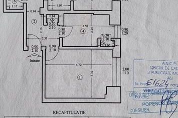 APARTAMENT CU 3 CAMERE & 2 BAI, ET 2 PE SF. LAZAR, PALAS MALL anunturi imobiliare Iasi