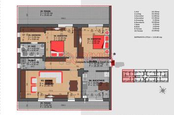 PENTHOUSE Soseaua Oltenitei - 3 Camere - 2x Terase - Parcare anunturi imobiliare Bucuresti