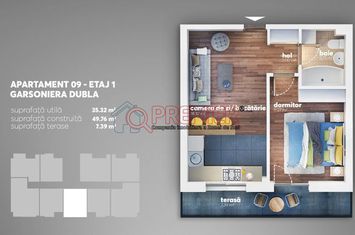 Drumul Jilavei - M Aparatorii Patriei - 2 camere open space anunturi imobiliare Bucuresti