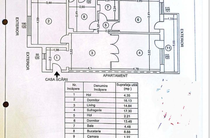 Apartament 4 camere de vanzare ULTRACENTRAL - Bacau anunturi imobiliare Bacau