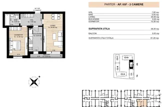 Apartament 2 camere de vânzare Bucuresti - Pipera