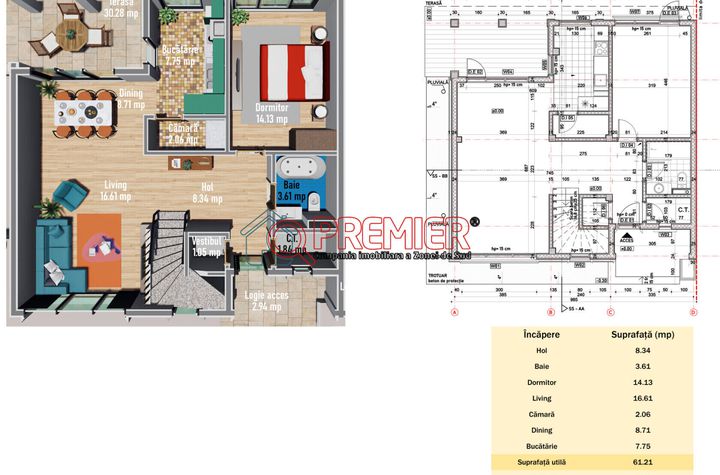 VILĂ NOUĂ TIP DUPLEX – Berceni -  CURTE 152 MP anunturi imobiliare Bucuresti