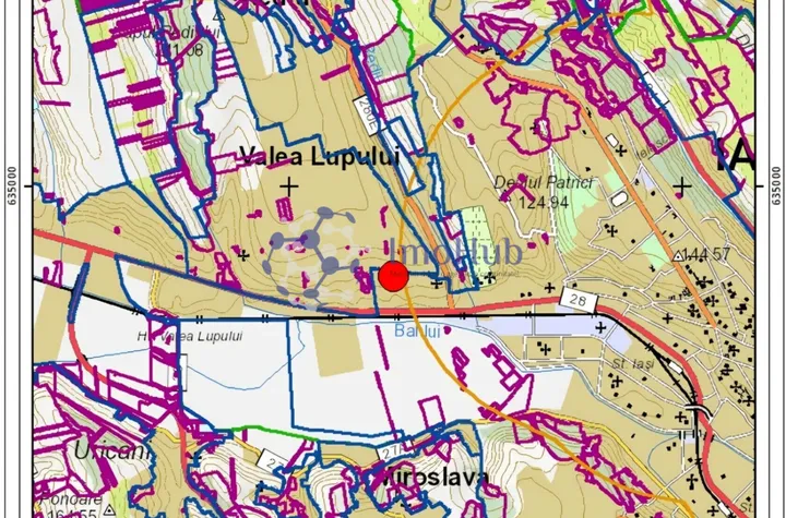 TEREN INTRAVILAN PACURARI, 615MP, 126.000 EURO anunturi imobiliare Iasi