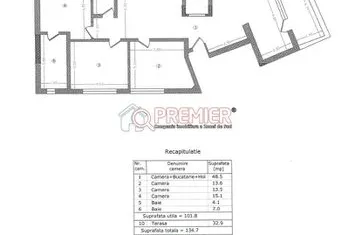 PENTHOUSE - 4 camere cu terasa anunturi imobiliare Bucuresti