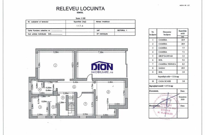 Vilă - 10 camere de vanzare KISELEFF - Bucuresti anunturi imobiliare Bucuresti