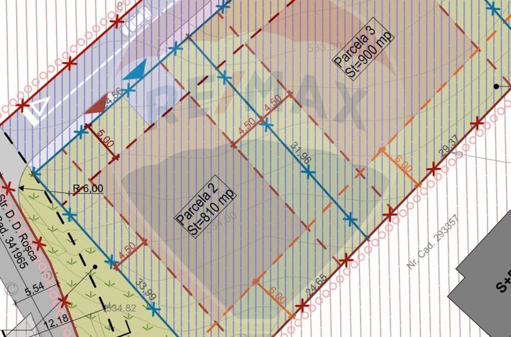Teren 810 mp Cluj cu PUZ si HCL / Strada D.D. Rosca anunturi imobiliare Cluj