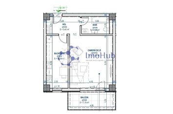 Apartament cu o camera, direct de la dezvoltator, Comision 0 anunturi imobiliare Iasi