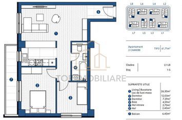 Apartament 2 camere de vanzare GALATA - Iasi anunturi imobiliare Iasi