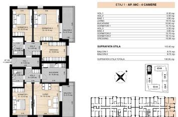 Rond OMV - Pipera - 4 camere - Faza 2 - Miluna Residence anunturi imobiliare Bucuresti