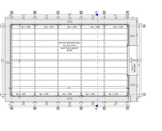 Spațiu industrial Exterior Est, 350 mp