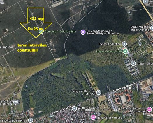 Teren Intravilan Baneasa, 432 mp