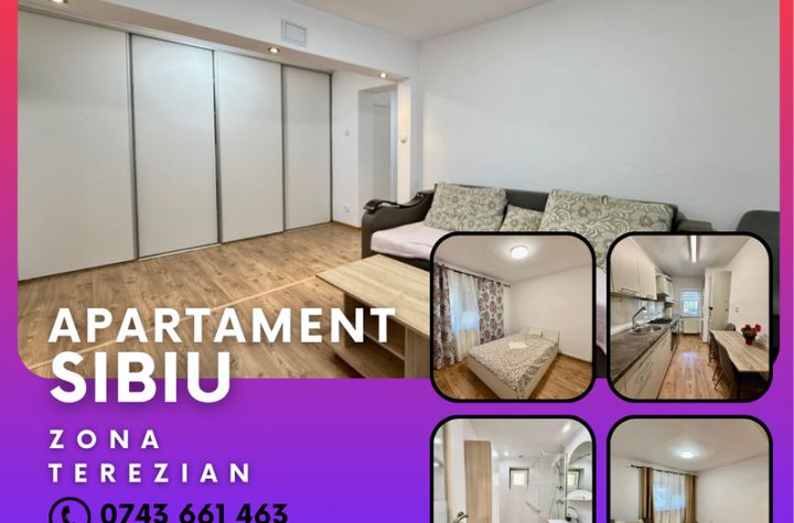 Apartament 3 camere de vanzare TEREZIAN - Sibiu anunturi imobiliare Sibiu