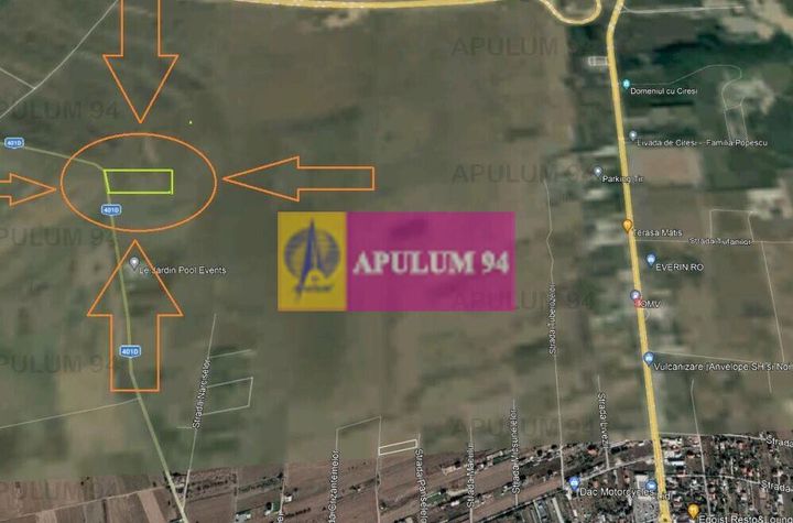 Teren Intravilan  cu front stradal la un Drum Principal langa București anunturi imobiliare Bucuresti