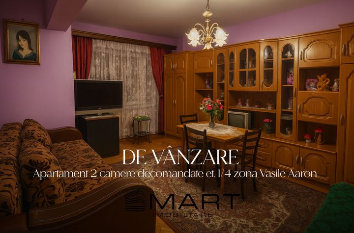 Apartament 2 camere de vanzare VASILE AARON - Sibiu anunturi imobiliare Sibiu