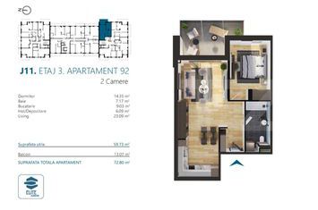 Apartament 2 camere de vanzare CLUJ-NAPOCA - Cluj anunturi imobiliare Cluj