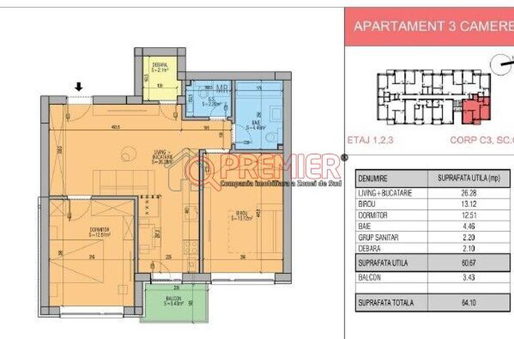Popesti Leordeni - Str Leordeni - 3 camere anunturi imobiliare Bucuresti