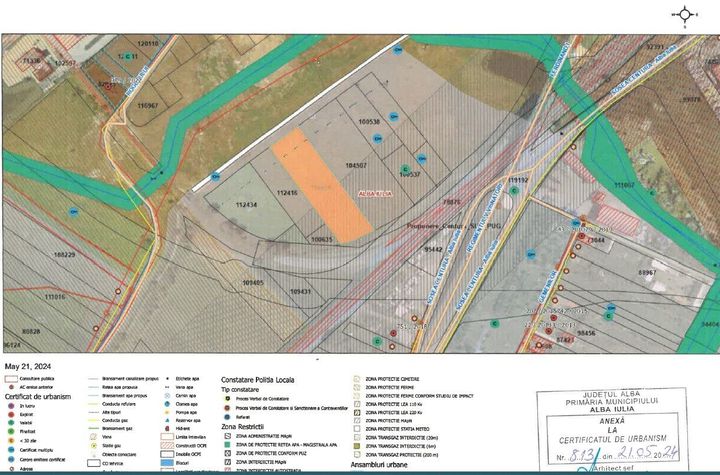 Teren intravilan construibil 5600 mp str Viilor Alba Iulia anunturi imobiliare Alba