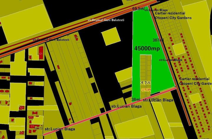 Teren Intravilan de vanzare OTOPENI - Bucuresti anunturi imobiliare Bucuresti