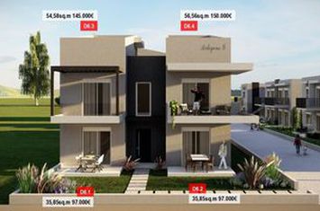 Apartament parter 35,85 mp — Paralia Ofriniou anunturi imobiliare Grecia