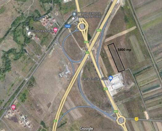 Teren Sibiu, 5800 mp