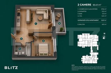 Apartament 2 camere de vanzare CLUJ-NAPOCA - Cluj anunturi imobiliare Cluj