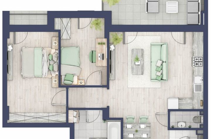 Apartament 3 camere de vanzare TURNISOR - Sibiu anunturi imobiliare Sibiu